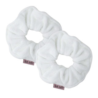 Microfiber Towel Scrunchies White