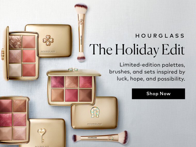A limited-edition collection created in collaboration with Lauren Rubinski and inspired by symbols of luck, hope, and possibility. From collectible Ambient Lighting Edit Unlocked palettes to brushes and ready-to-gift sets, every piece is designed to bring a little more light to the season. Shop the new Hourglass Holiday Collection here at Beautylish.com