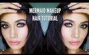 Mermaid Inspired Makeup + Beach Waves Tutorial | Colourpop & Violet Voss Tutorial