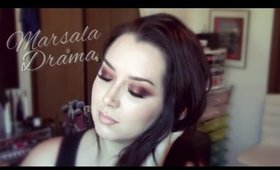 Marsala Drama | Monochrome Makeup Tutorial