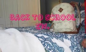 back to school