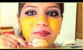 Turmeric Face Pack For Acne Treatment and Clear glowing Skin SuperPrincessjo Skincare