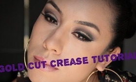 Gold Cut Crease Tutorial