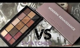 ABH Modern Renaissance Vs Revolution Iconic Vitality - swatch comparisons