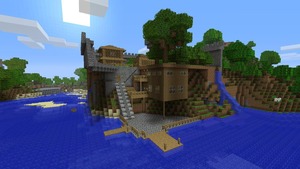 Awesome house I spawned in but I died