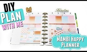 PWM: DONUT THEME Plan With Me | MAMBI Happy Planner collab w/ InspiredBlush, Vertical Layout #44