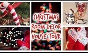 Christmas Room Decor Tour: Holiday Decorations + DIY ideas!