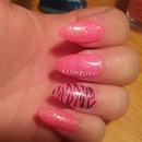 Pink Glitter & Zebra