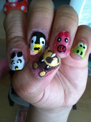 I love this idea to do my nail because my daughter love animal so she give the idea and she love and I hope u too thank