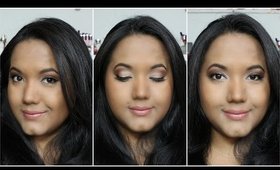 Maquillaje glamuroso para la noche en tonos metalizados- KATHY GAMEZ