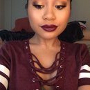 Bold Gold and Vampy Lips