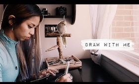 draw with me | dedicated to a very special bird 🕊️