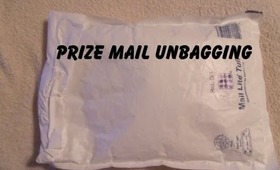 Prize mail  unbagging