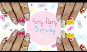 KKN recreates No.5| Katy Perry Birthday Nails