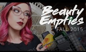 FALL BEAUTY EMPTIES | MAC, YOUNIQUE + MORE