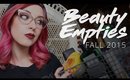 FALL BEAUTY EMPTIES | MAC, YOUNIQUE + MORE