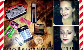 Smoky Holiday Makeup & GIVEAWAY!