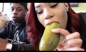 PICKLES AND POTBELLY MUKBANG EATING SHOW