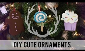 DIY Cute Polymer Clay Christmas Ornaments | ANNEORSHINE