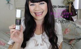 How to Shrink your PORES!!!!!   City Cosmetics Pore Minimizing Primer Review!!!!!