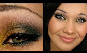 Glammy Green Makeup Tutorial FT. Glamour Doll Eyes
