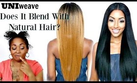 NEW Innovative UNIWEAVE SYSTEM  Try On With Natural Hair