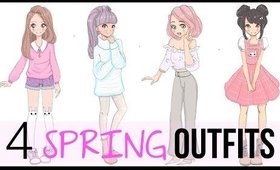 4 SPRING OUTFITS | EASTER TIME ! 🐰