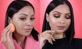 GLAM & GLOWY MAKEUP TRANSFORMATION | Diana Saldana