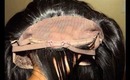 Wig made with lace Closure