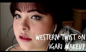 Western twist on igari いがり makeup | Inspired