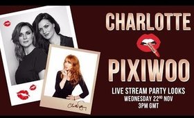 CHARLOTTE & PIXIWOO LIVE! Makeup magic and skincare secrets holiday party | Charlotte Tilbury