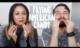 BRITISH TRYING AMERICAN CANDY CHALLENGE | Siana & Mags