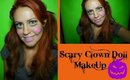 Scary Clown Doll (Halloween Makeup)