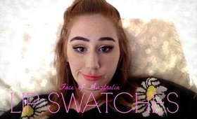 Face of Australia Lip Quench Swatches