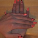 My lil sisters nails<33