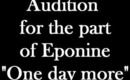 "One day more" Fancast - Eponine Part.