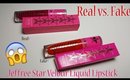 Real vs. Fake: Jeffree Star Velour Liquid Lipstick