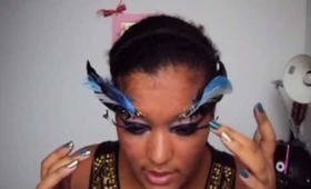 Feathery : make up tutorial #Halloweenseries1