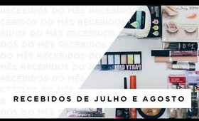 ♡ RECEBIDOS DE JULHO E AGOSTO 2016 | Fernanda Helms ♡