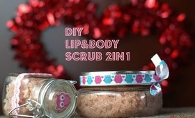 ♥ 2in1 Mason Jar Body & Lip Scrub Gift Ideas