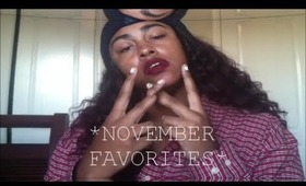 NOVEMBER FAVORITES