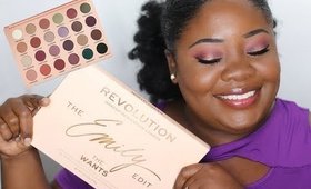 The Wants Palette Tutorial on Dark Skin | EmilyNoel83 X Makeup Revolution