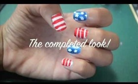 Fourth of July Nail Tutorial