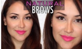 Natural Looking Brow Tutorial For Beginners