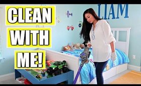 Clean With Me: Cleaning My Kids' Room