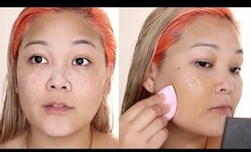 Applying Powder BEFORE Foundation?! ((NEW MAKEUP HACK))