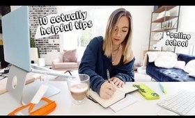 10 Working From Home Tips that ACTUALLY Work!!   *online school / working remote