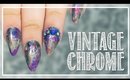 Vintage Chrome nail art + swatches ft. Whats Up Nails