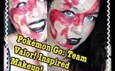 Pokemon Go: Team Valor! Inspired Makeup Look