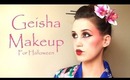 GEISHA INSPIRED Halloween Makeup (non traditional)